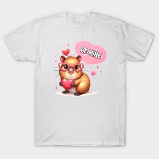 Capybara Be Mine T-Shirt